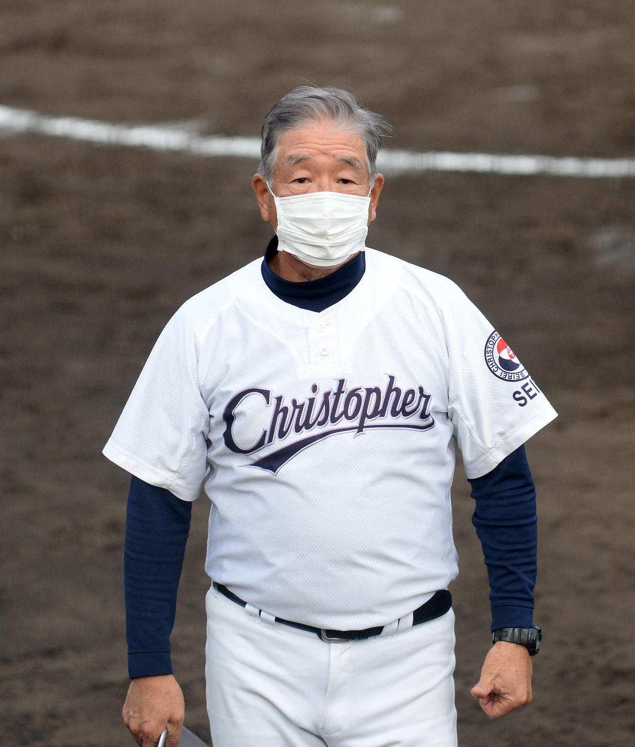 聖隷クリストファーの上村監督（21年10月31日撮影）