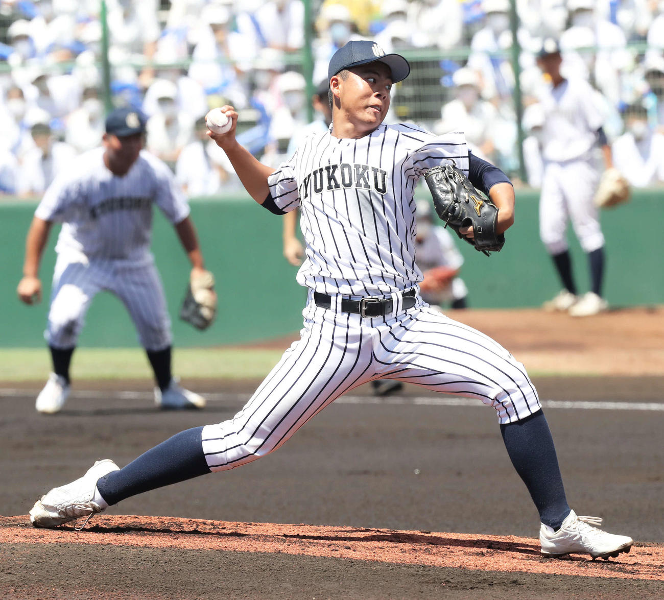 筑陽学園対九州国際大付　完封勝ちした九州国際大付・池田（撮影・屋方直哉）