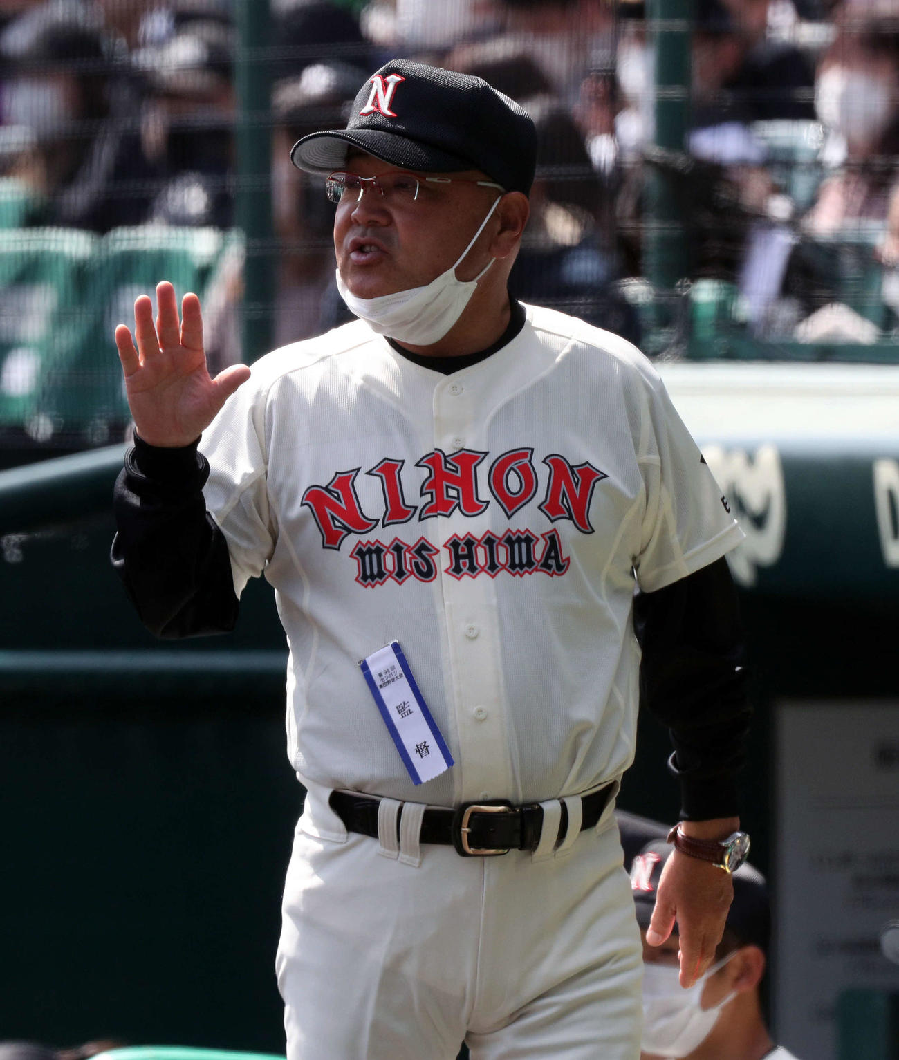 日大三島・永田裕治監督（22年3月21日撮影）