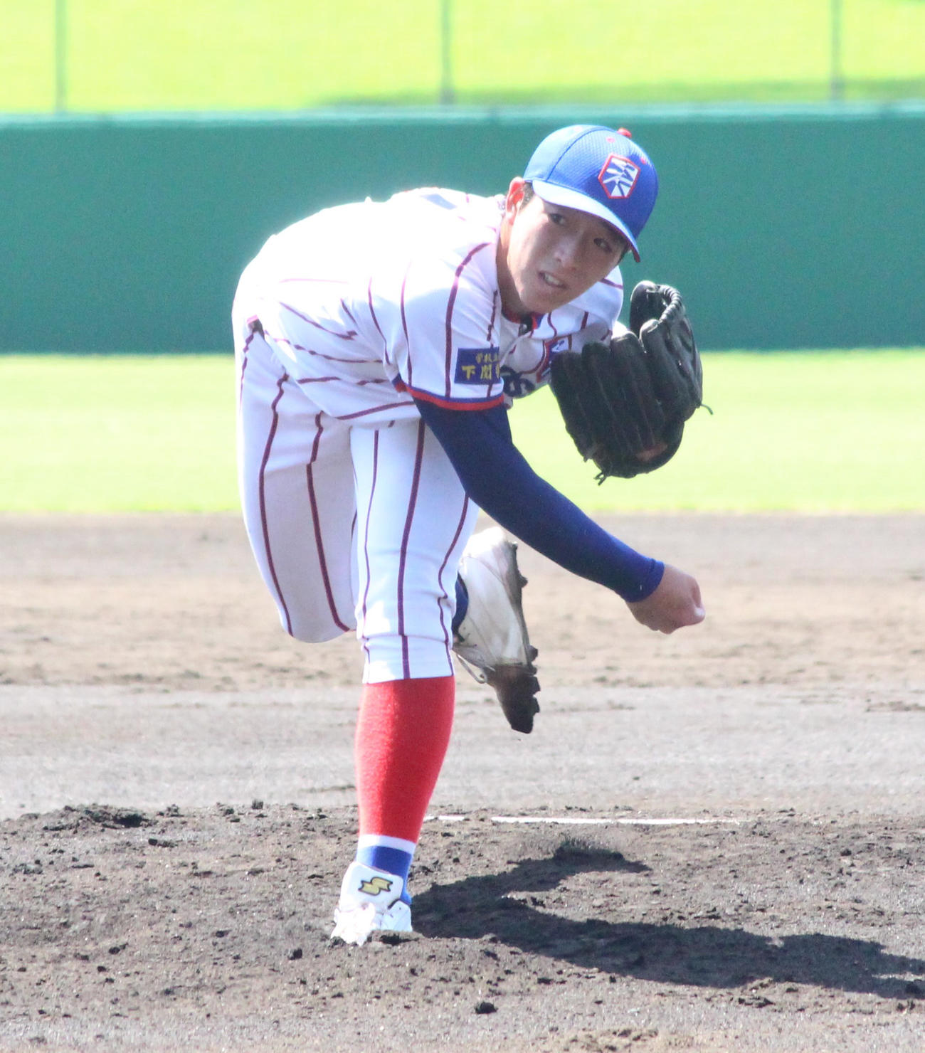 下関国際対南陽工　力投も報われなかった下関国際エース伊東（撮影・菊川光一）