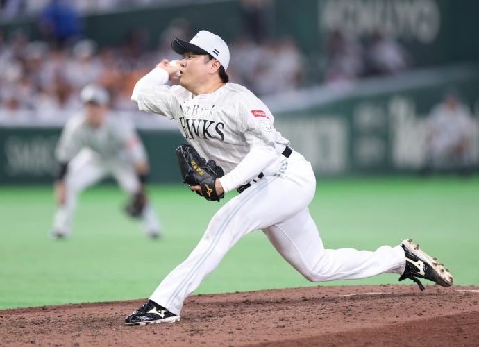 パ・リーグ暫定1位のソフトバンク・津森宥紀