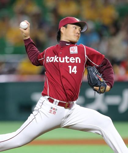 【画像・写真】楽天・則本　球団初３年連続２桁勝利　奪三振王当確の209