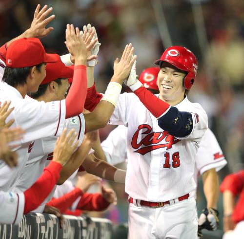【画像・写真】前田健ショー！７年ぶりの一発で１５勝「ＰＬの４番でした」