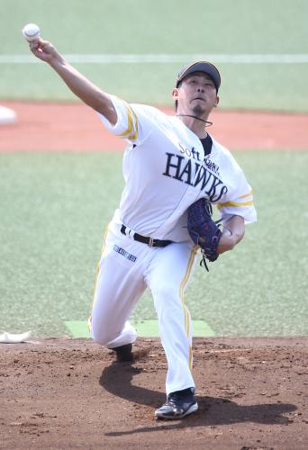 【画像・写真】松坂、２軍戦先発も２回２失点　最速144キロ、制球苦しみ３四球