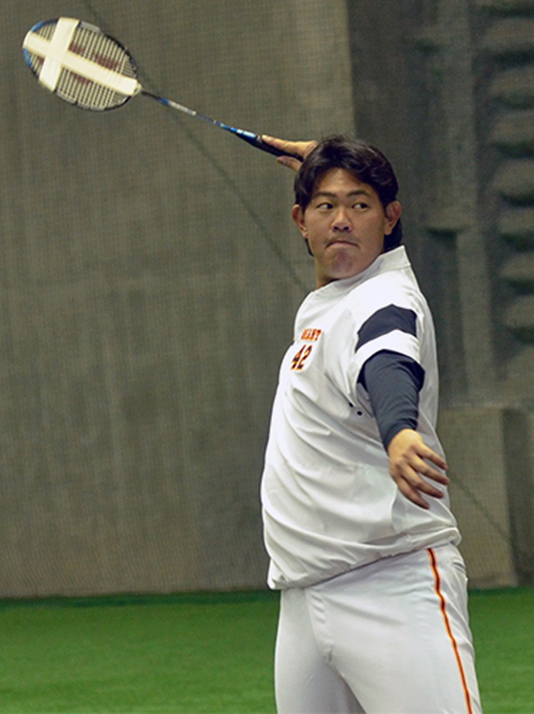 【画像・写真】右肩違和感も…巨人・山口俊　３軍キャンプで汗「状態上がっている」