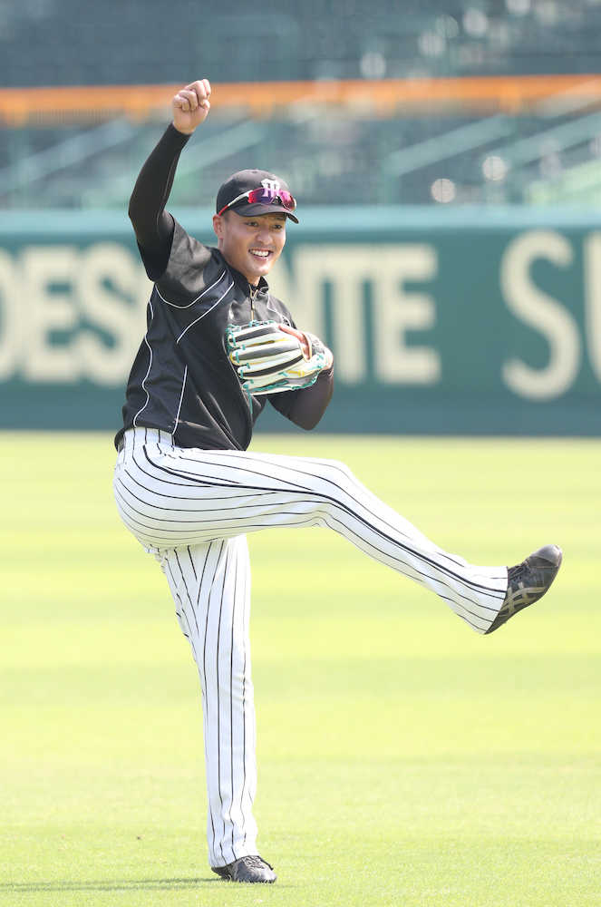 【画像・写真】阪神・秋山、１５日のＤｅＮＡ２戦目へ１球の重み強調