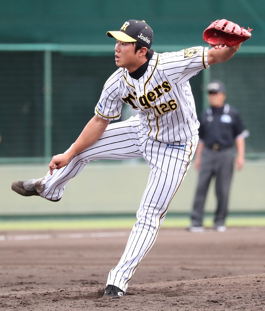 【画像・写真】阪神　育成の歳内と支配下再契約　右肩痛から復活「チャンスある」