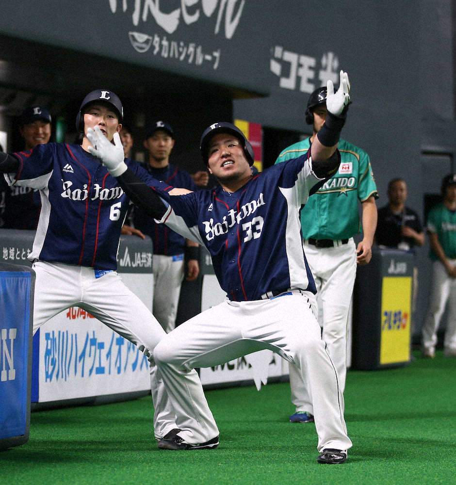 【画像・写真】西武　山川通算100号、101号！連敗5でストップ　日本ハムは3連勝ならず