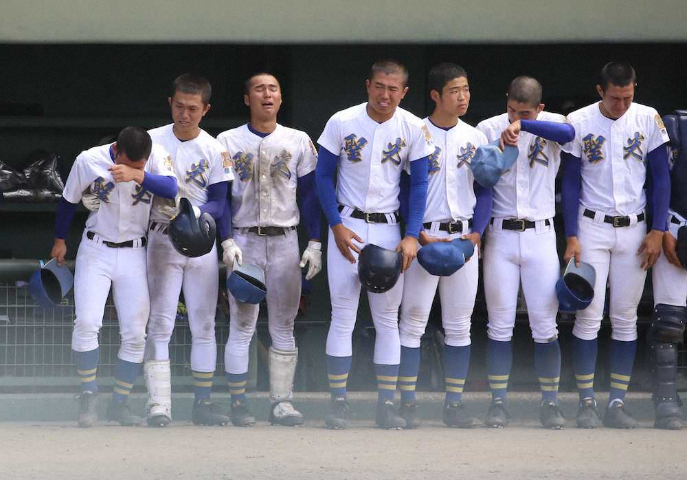 【画像・写真】聖光学院　11年ぶり2回戦で敗退…春3連覇逃す　斎藤監督「負け癖がついている」