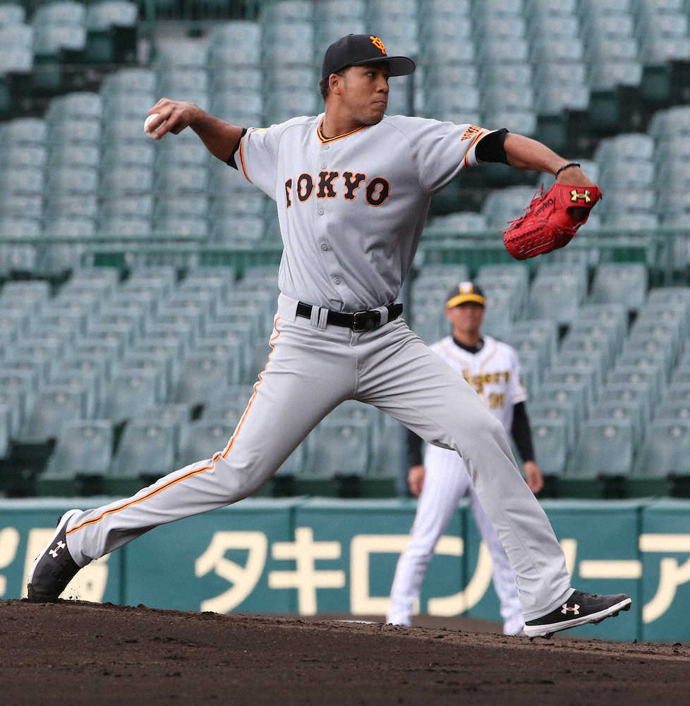 【画像・写真】巨人育成・ディプラン　5回3失点で降板、味方が同点直後に勝ち越し許す