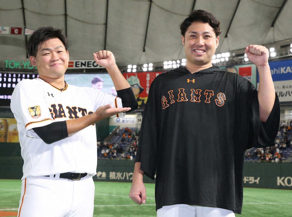 【画像・写真】巨人・今村、48日ぶり4勝目「本当に高梨さんに感謝します」好リリーフの先輩左腕に感謝