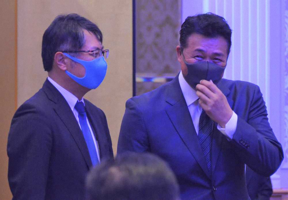 【画像・写真】中日　コロナ禍で飲食なしの球団納会開催　8年ぶりAクラス喜ぶ大島オーナーも「経験したことない納会」