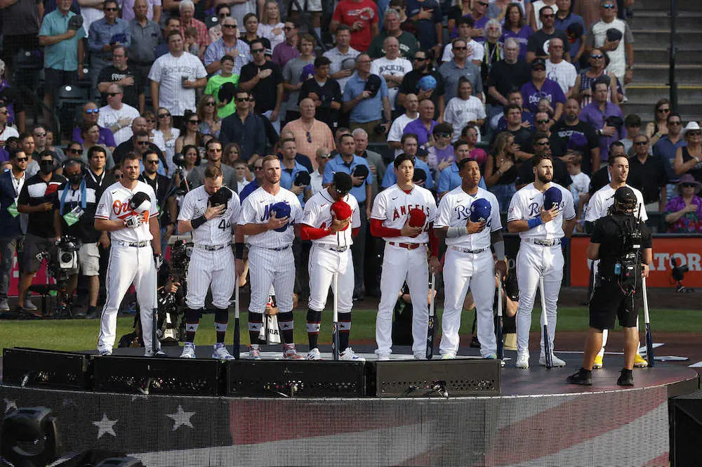 【画像・写真】大リーグ　本塁打競争　ストーリー、マンシーニ、アロンソが準決勝進出　大谷は最後に登場