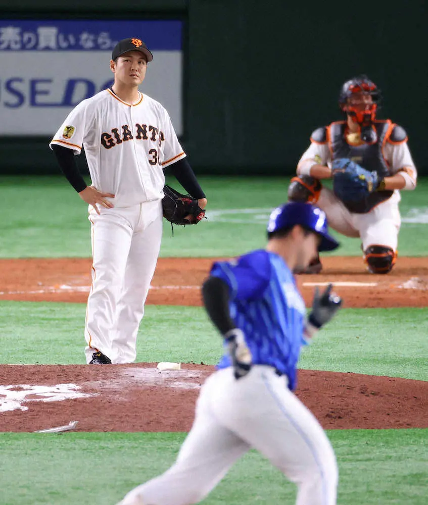 【画像・写真】巨人142日ぶり奪首ならず　原監督、打席途中の執念継投もリリーフ炎上　中田は途中出場で四球、中飛