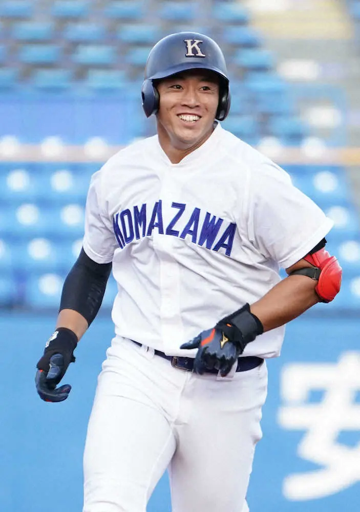 【画像・写真】中日ドラフト2位・鵜飼「将来は本塁打王＆打点王獲る」　指名あいさつ受け宣言