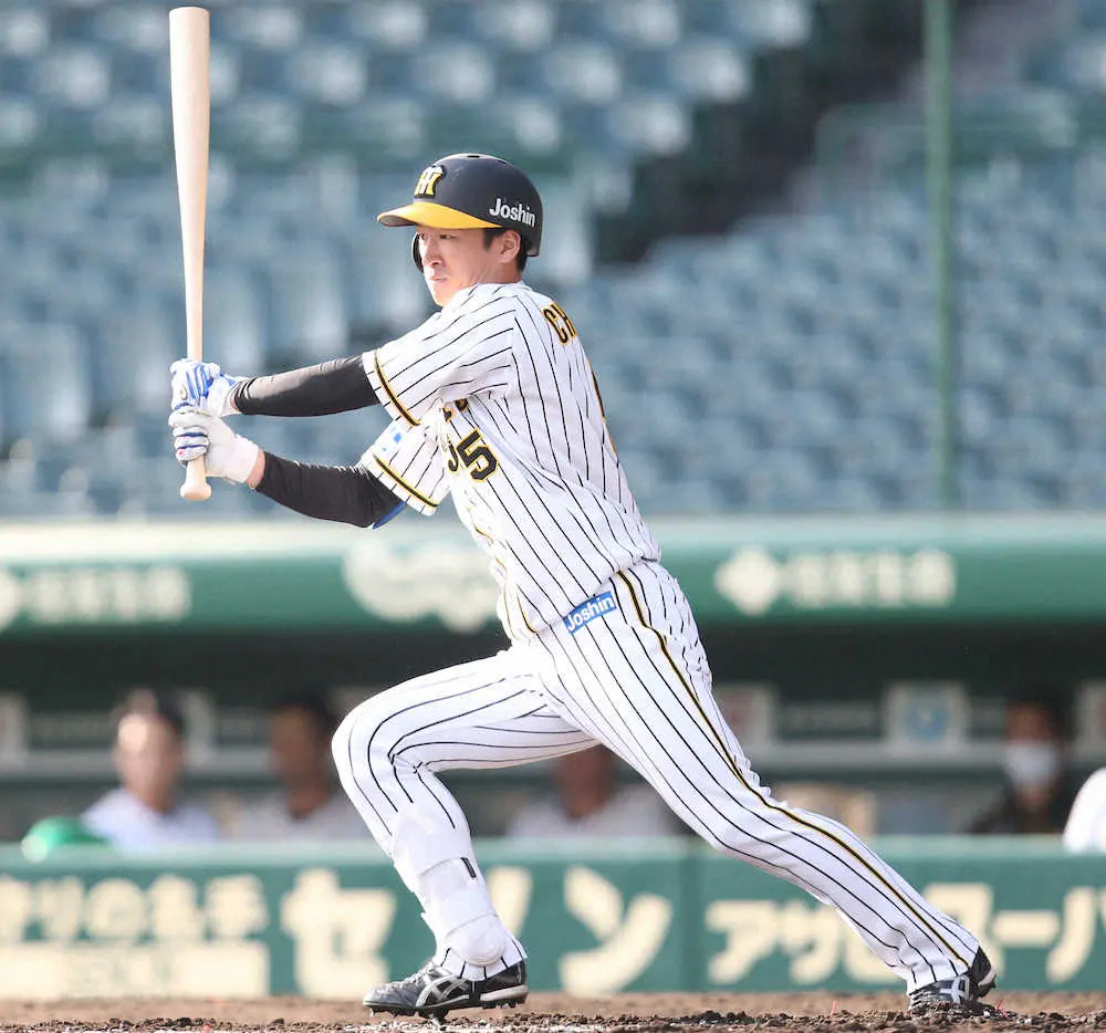 【画像・写真】阪神・近本　練習試合に代打で出場　走者として回復ぶりをアピール