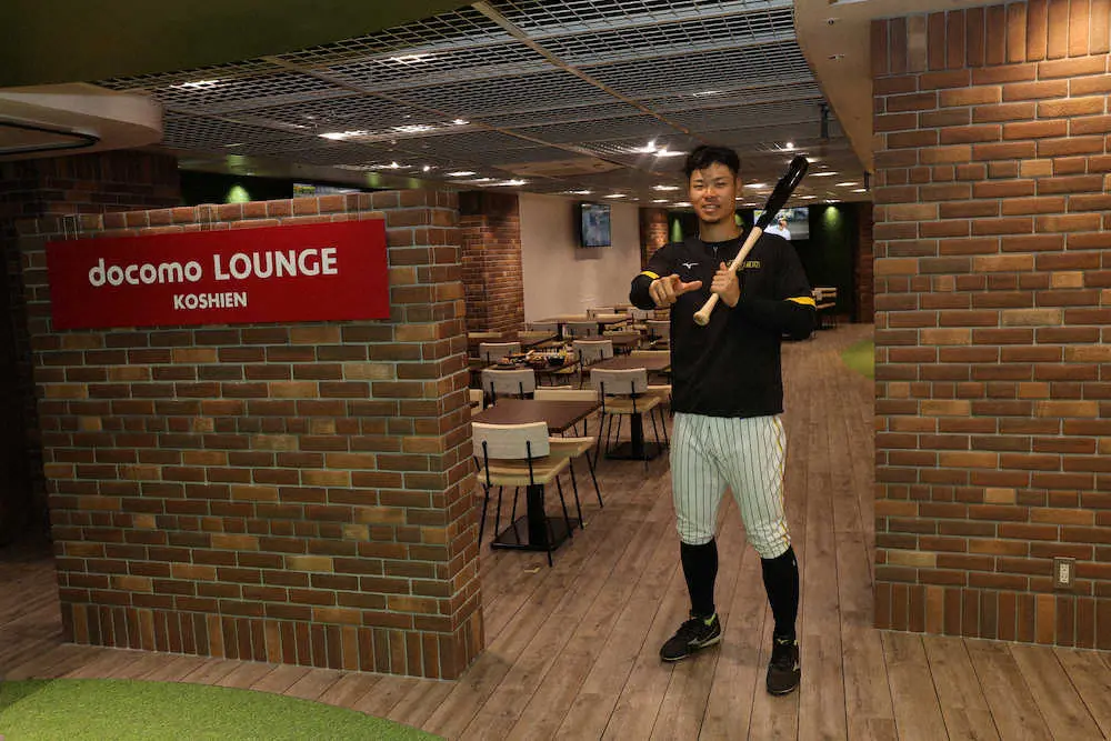 【画像・写真】甲子園外野エリアに誕生　大型プロジェクターで観戦できるラウンジ　でも佐藤輝の打席は生で見たい…