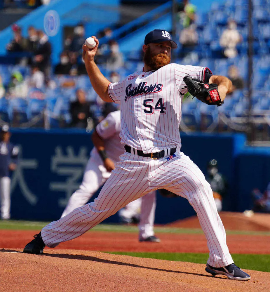 【画像・写真】ヤクルト・サイスニードが今季初先発で2回無失点