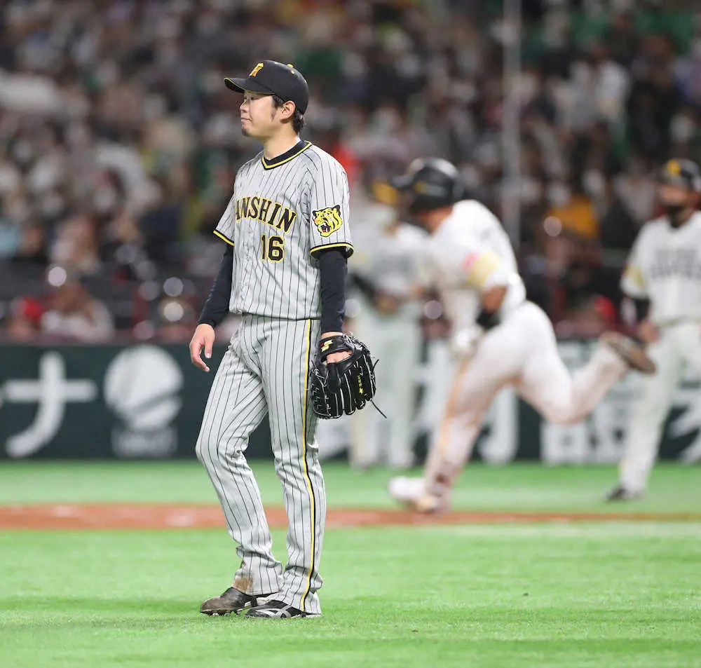 【画像・写真】阪神・西勇　5回7安打3失点　中盤まで好投も手痛い3ラン浴びる