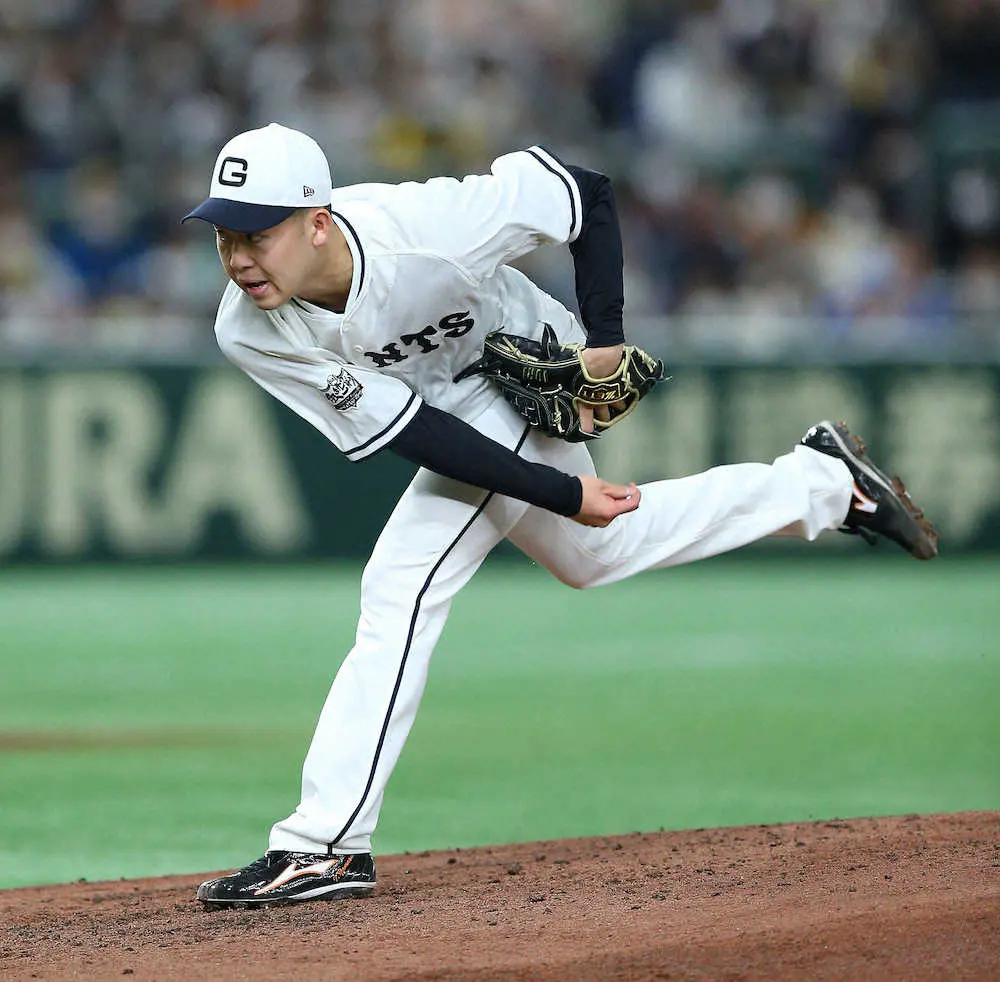 【画像・写真】巨人・山崎伊織　プロ2度目先発は4回途中3失点で降板　制球に乱れ　打線3発援護もプロ初勝利逃す