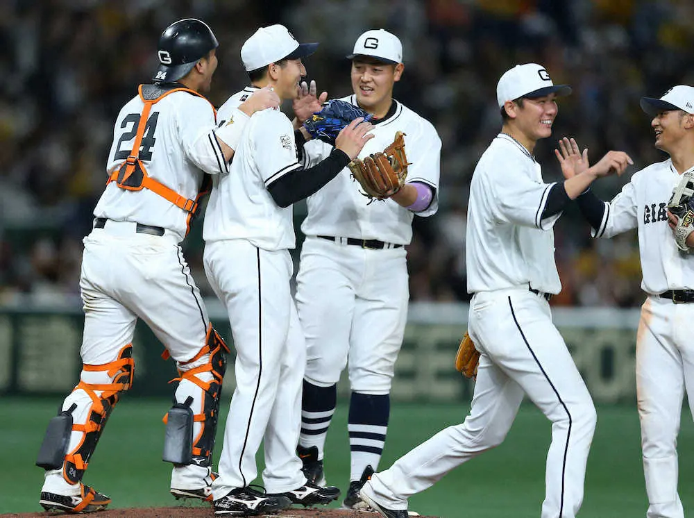 【画像・写真】巨人ドラ1大勢、2試合連続失点も開幕8試合でリーグトップ6セーブ目　MAX155キロ　チームは5連勝