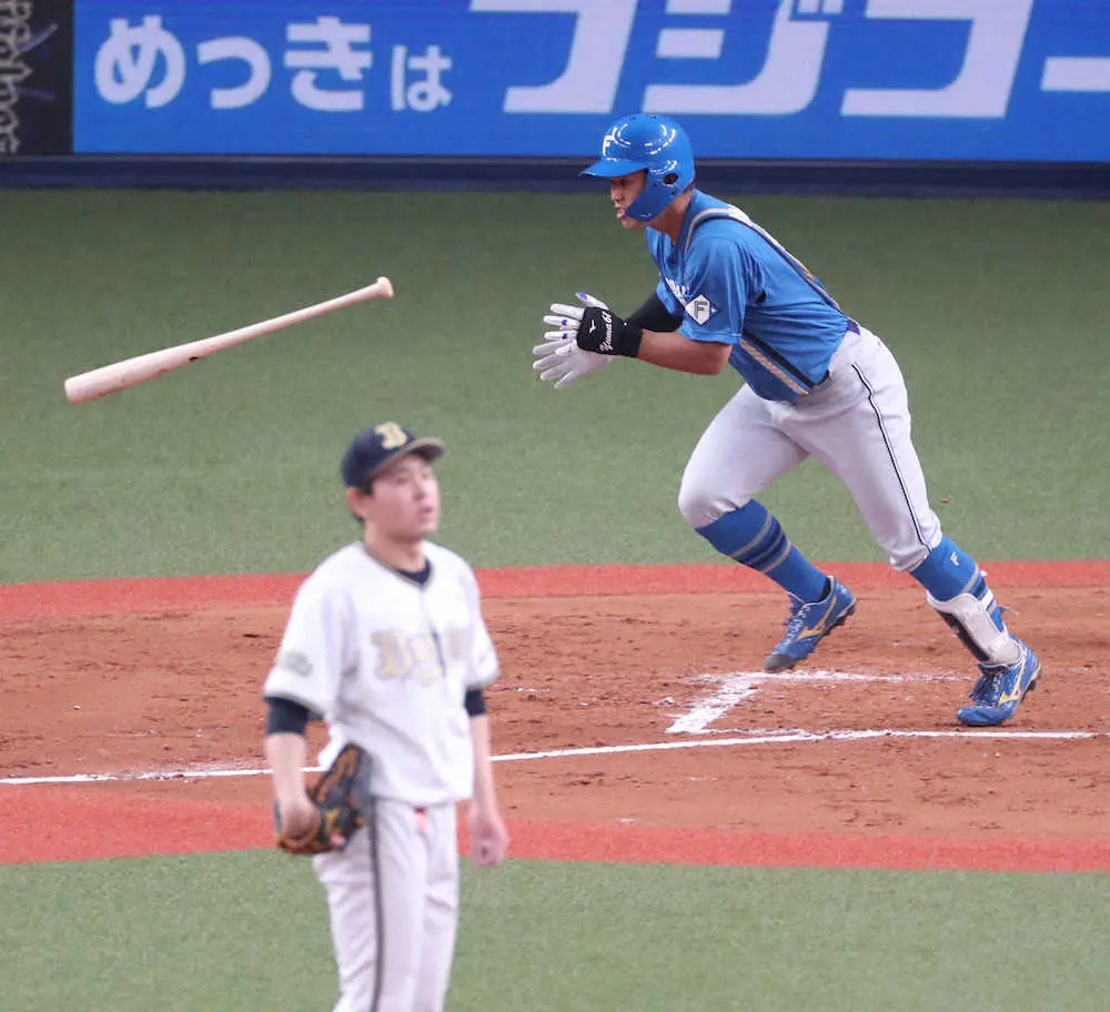 【画像・写真】日本ハム・今川先制2ラン　チーム23イニングぶりの得点