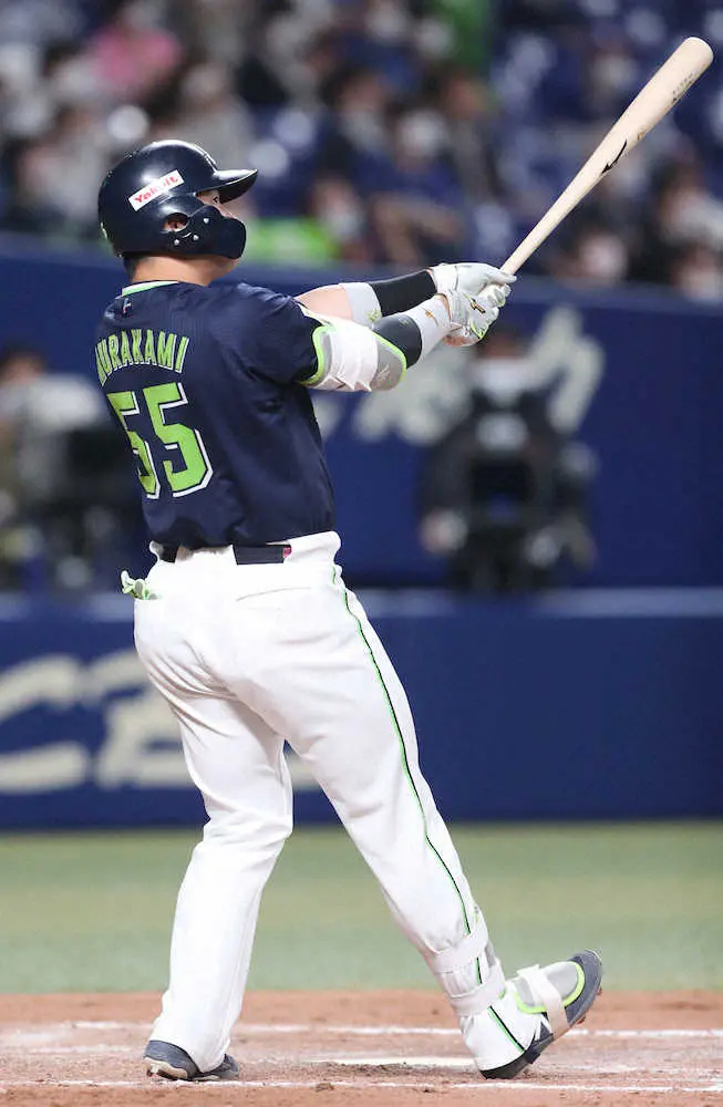 【画像・写真】ヤクルト村上　11試合47打席ぶり本塁打に「1本出てよかった」