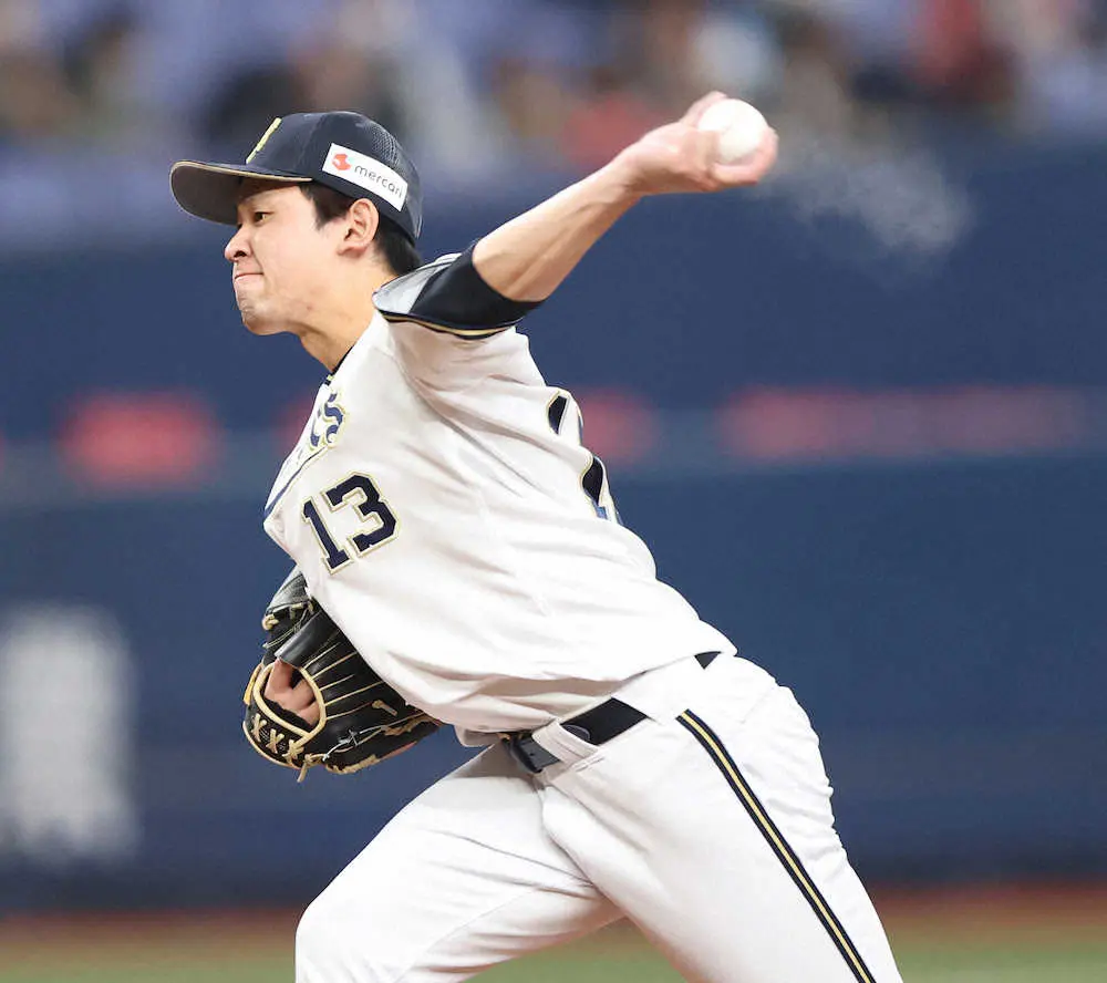 【画像・写真】オリ・宮城、今季4戦目で初勝利「勉強することはたくさん」同学年・佐々木朗の偉業に刺激受け