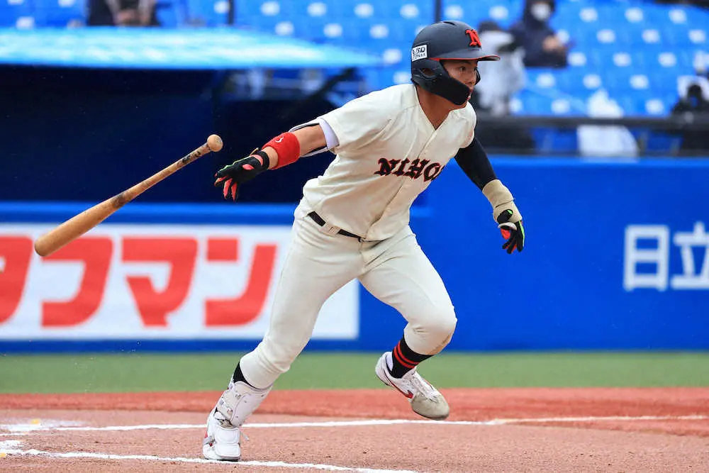 【画像・写真】東都にも二刀流　前日の敗戦投手、日大・山内翔が打で雪辱「役割果たそうと思った」
