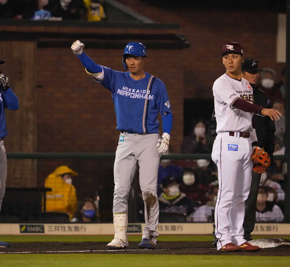【画像・写真】日本ハム・新庄監督　9回に見せた反撃に「勝ちに等しい」石井が執念の2点適時打