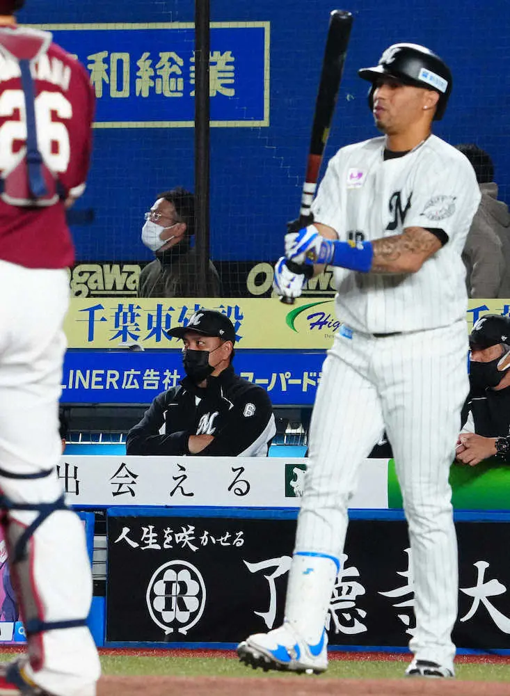 【画像・写真】ロッテ　マーティン打率1割台の大不振　僅差で敗れた井口監督「ちょっと考える」