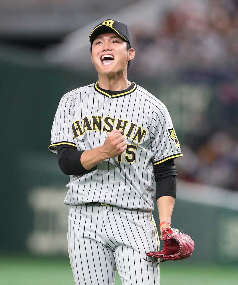 【画像・写真】阪神、西純で逆襲の6連勝！“朗希世代”逸材が首位・巨人を7回1失点圧倒1勝　「自分のスタイル出せた」