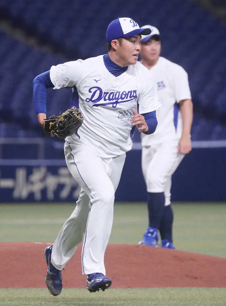 【画像・写真】中日・上田、12日ヤクルト戦に先発「自分のボールを投げられたら」7日に支配下契約