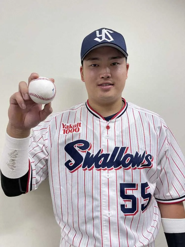 【画像・写真】ヤクルト村上「53号本塁打のボールは、野村克也さんに差し上げたい」　野村氏との約束を果たす53号