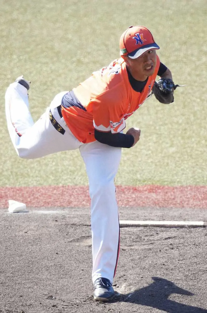 【画像・写真】ロッテ秋季練習参加の元オリ吉田一将、元阪神高野圭佑がシート打撃登板　高野は152キロを計測