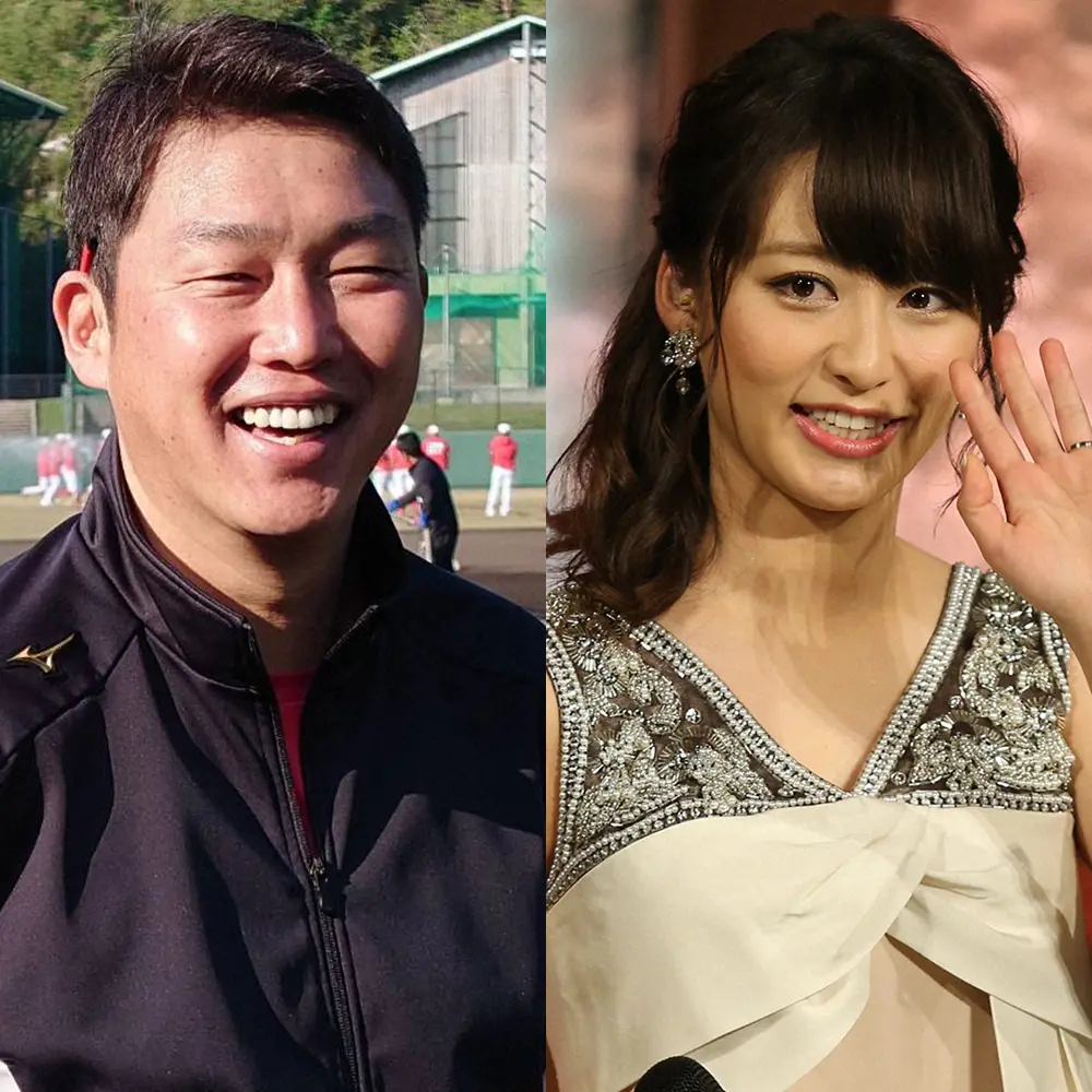 【画像・写真】広島・新井貴浩監督　堂林翔太の妻・枡田絵理奈アナとボートレース番組で珍しい共演に「これ断ったら…」