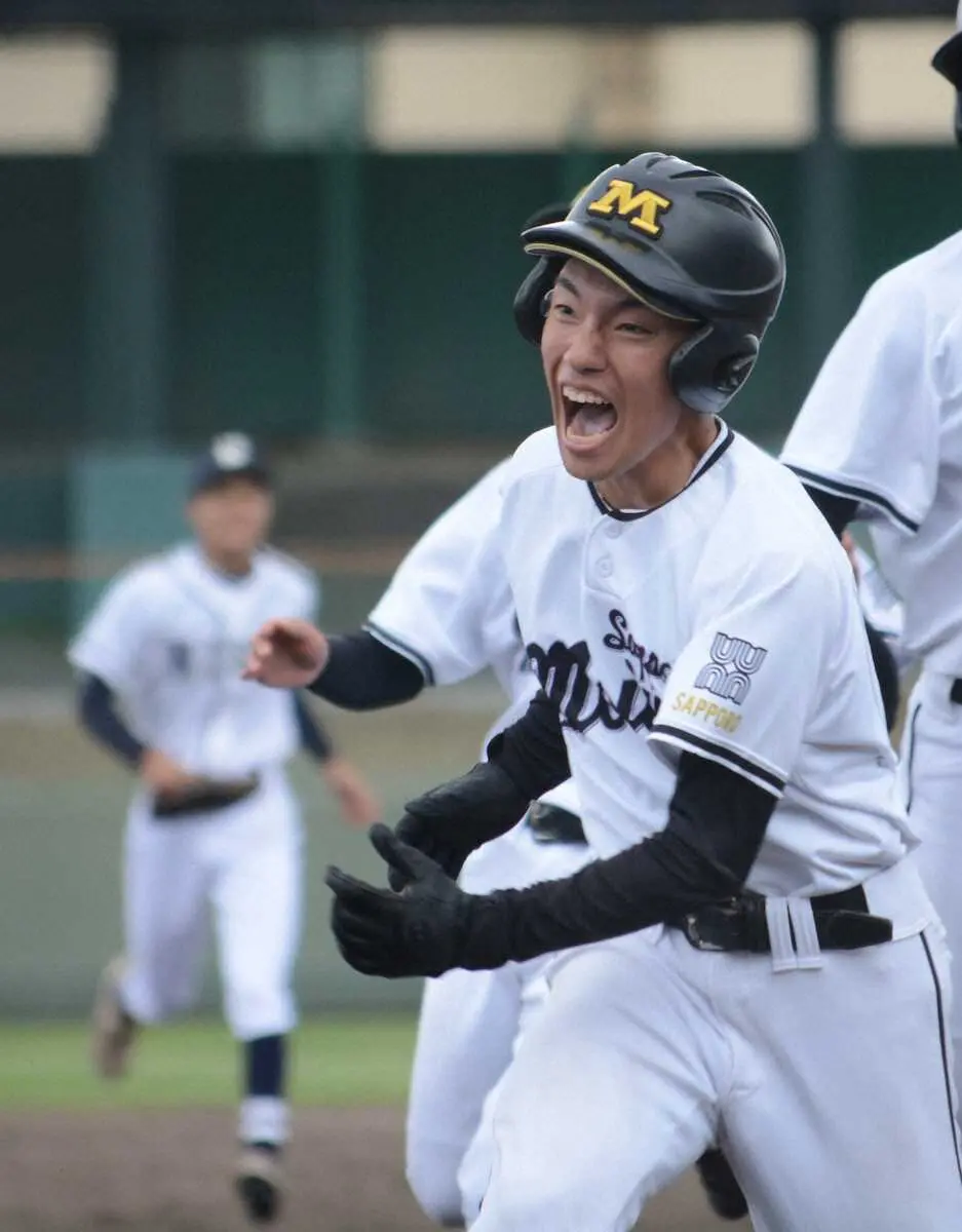 【画像・写真】札幌藻岩がサヨナラ勝ちで初戦突破　春季北海道高校野球