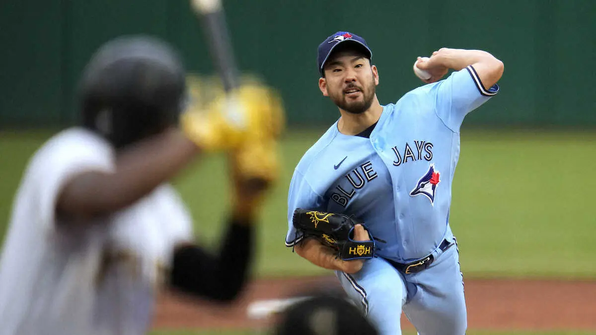 【画像・写真】ブルージェイズ・雄星　大谷超え日本人トップ開幕5連勝！日米通算99勝目