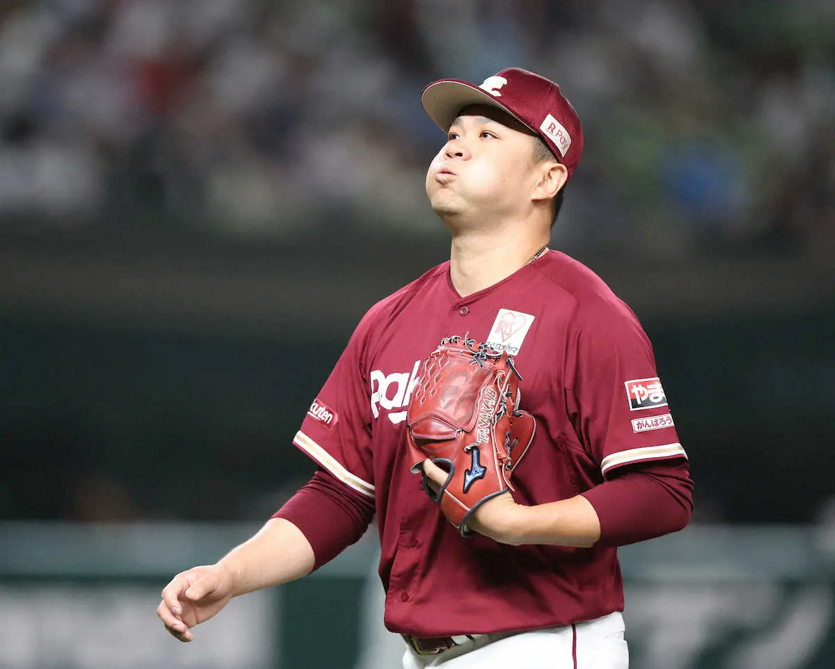【画像・写真】楽天・マー君　“難敵”おかわり含む2発浴びる…球数抑えるも5回4失点で降板