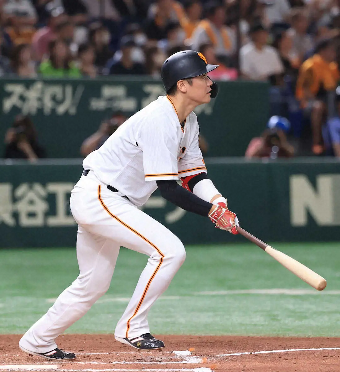 【画像・写真】巨人・坂本勇人が「コンパクトに」勝ち越し二塁打！　通算442二塁打でNPB歴代3位記録まで「あと6」