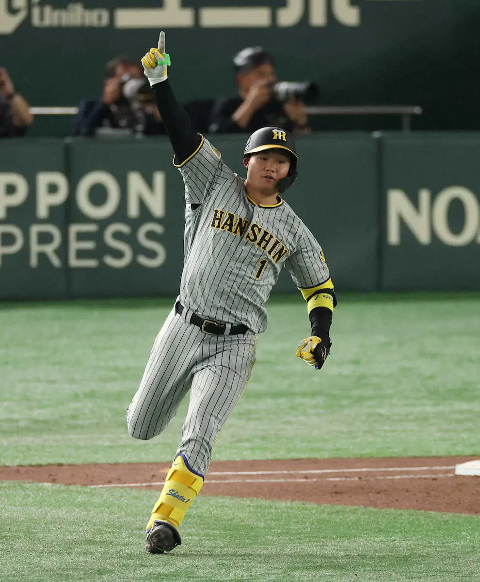 【画像・写真】阪神、勝った!　森下でかした、殊勲の3ラン!　開幕3戦目のG倒で「待望」今季初白星
