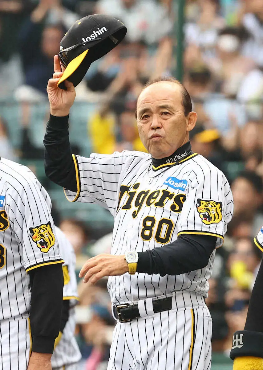 【画像・写真】阪神・岡田監督「きょうの1勝は大きい」　前夜ベンチ裏の緊急野手ミーティングでハッパかけた