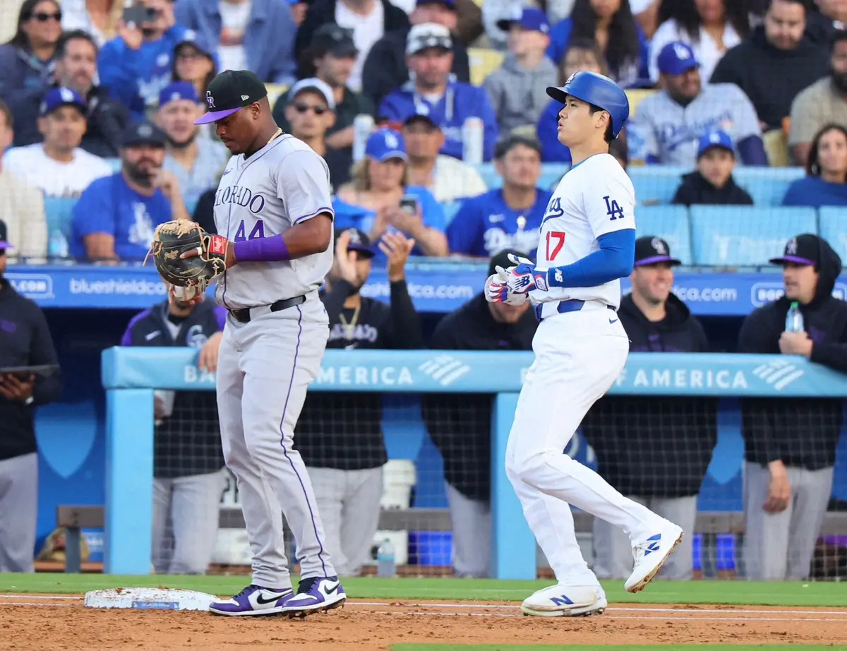 【画像・写真】大谷翔平　散髪で心機一転も二ゴロ、二直、空振り三振と安打なし　ド軍打線も6回まで3安打と苦戦