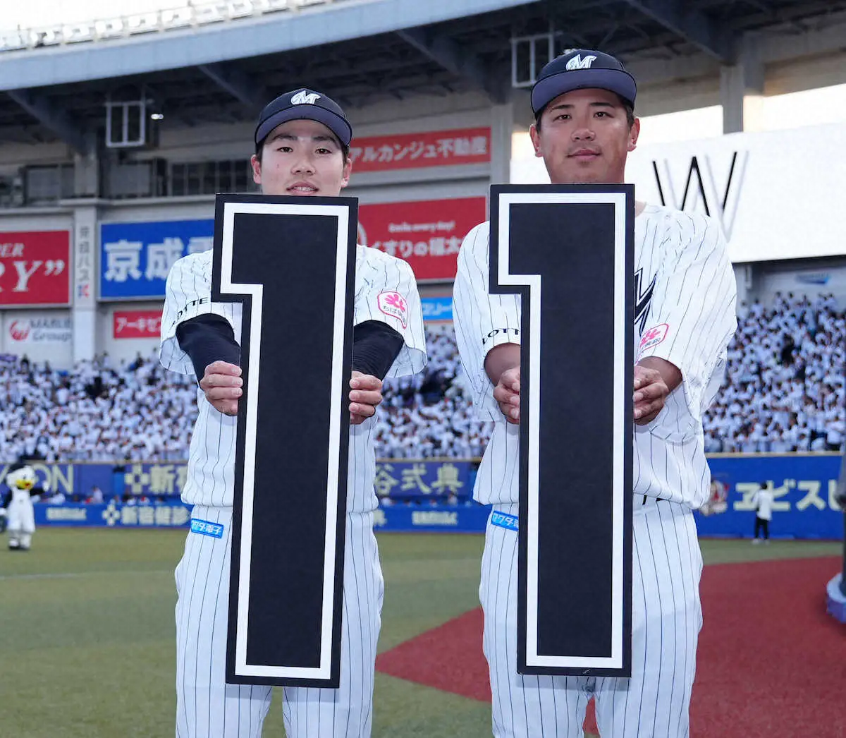 【画像・写真】ロッテ・友杉“出来すぎ”同点打　好調の要因は「今年結婚したので、頑張れてます」おのろけ全開