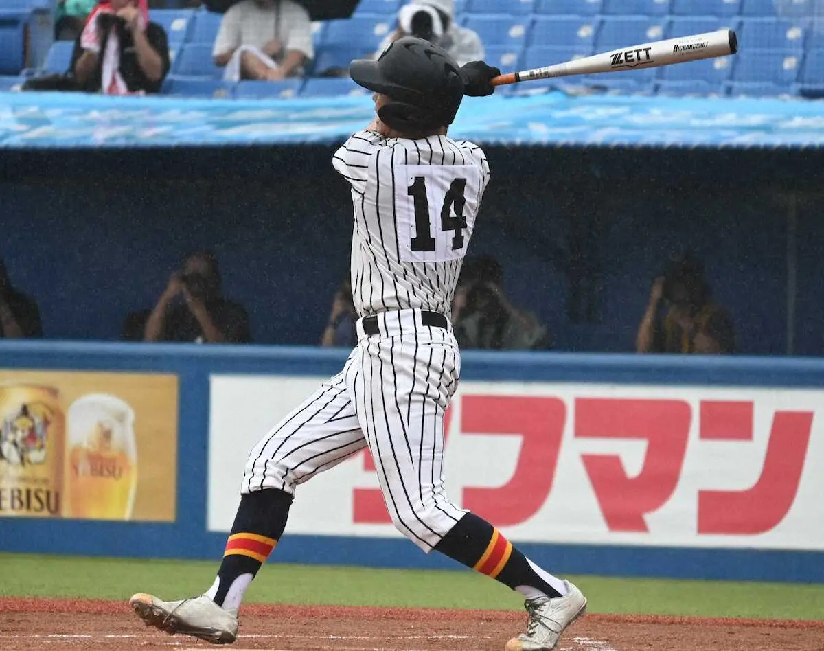 【画像・写真】帝京の1年生・池田　杉谷2世だ！「一球に全てを懸ける帝京魂を持って」1安打2打点1盗塁の活躍