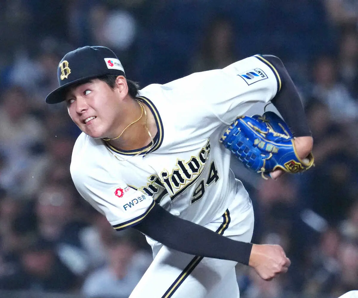 【画像・写真】オリ・4年目の川瀬がプロ初登板で3回1失点「目標は先発」　中嶋監督も評価「いいものを見せて…」