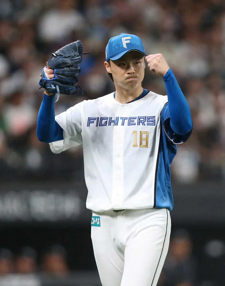 【画像・写真】日本ハム・山崎福也　新庄監督の執念采配に燃えた！粘投で8回途中1失点、8勝目
