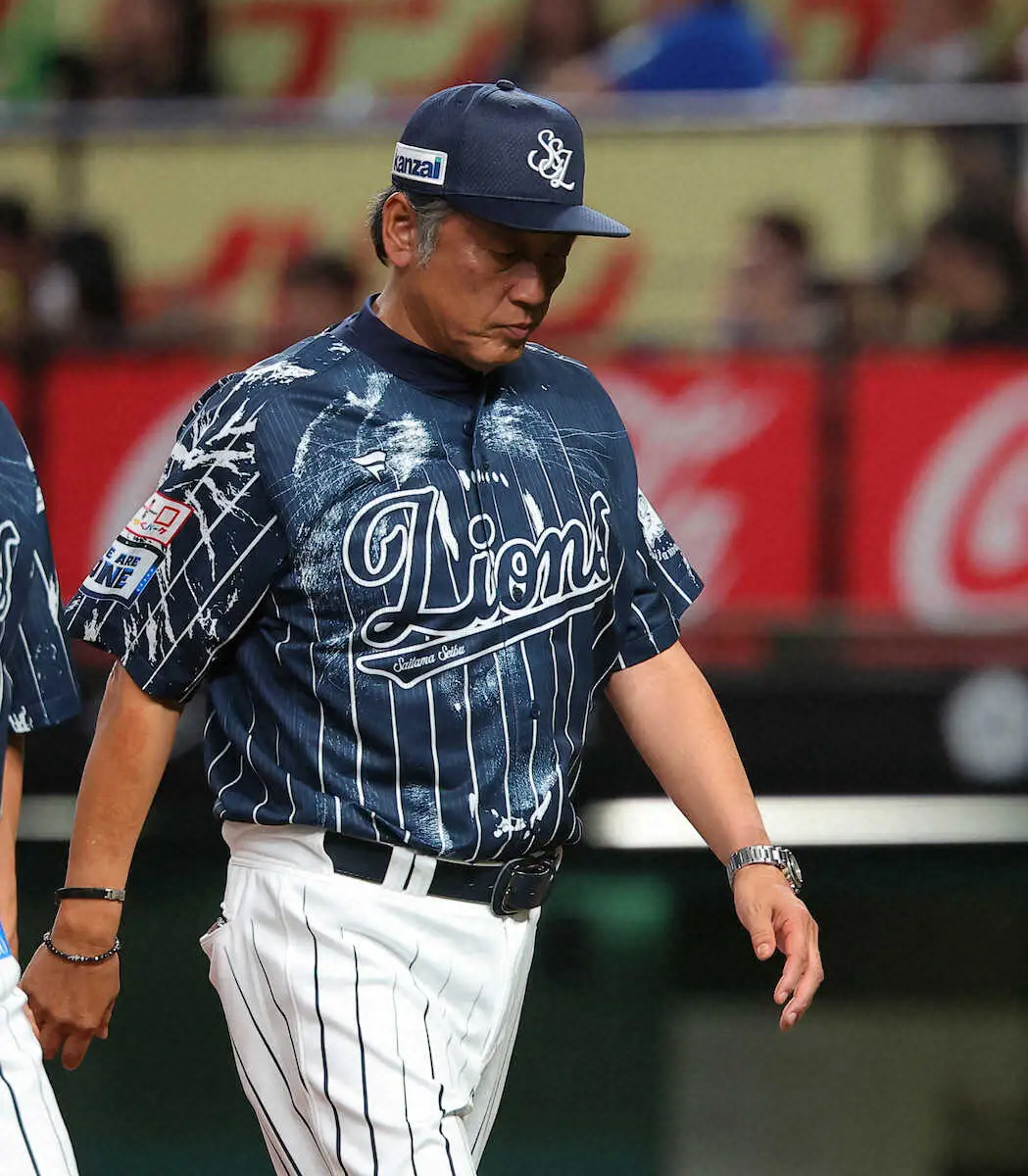 【画像・写真】西武　ソフトバンク上回る11安打もわずか2得点…渡辺監督代行「ヒット出ても得点につながらなかった」