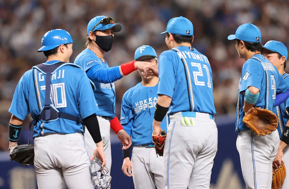 【画像・写真】日本ハム新庄監督　清宮幸5号は「マジでたまたま」　さらなる改善点挙げ「もっと飛ぶのにな」
