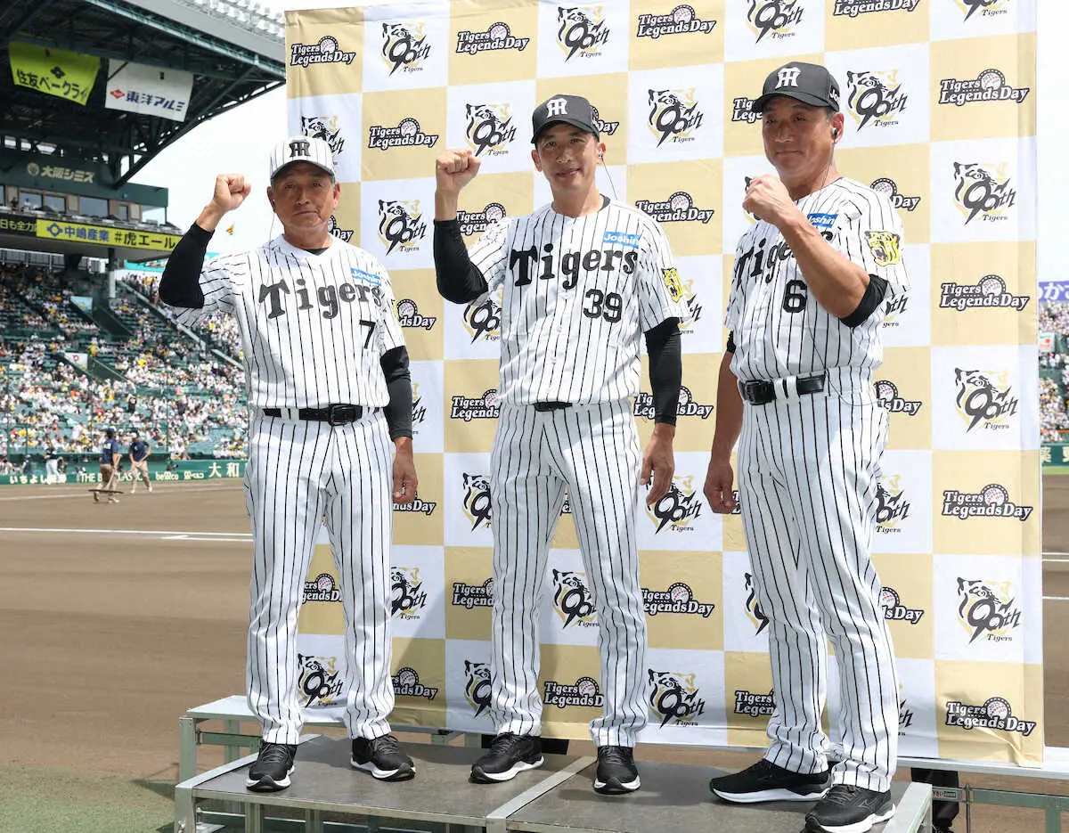 【画像・写真】金本知憲氏「今年は普通に行ったら優勝」甲子園歴史館でのトークショーで大予言　真弓氏＆矢野氏も同感